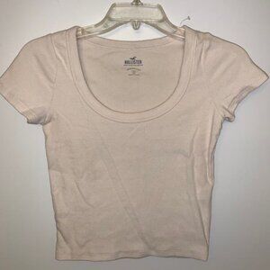 Cream colored jrs scoop neck crop top. Brand new/never worn. Goes with everythng